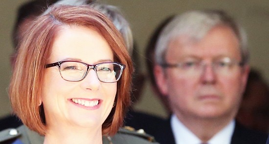 Julia Gillard and Kevin Rudd