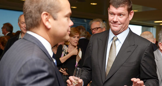 James Packer Lachlan Murdoch