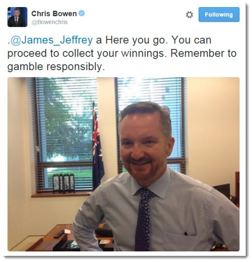 chris bowen beard tweet