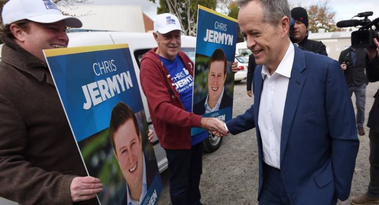 Chris Jermyn and Bill Shorten