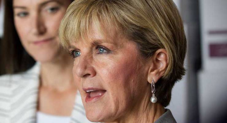 Foreign Minister Julie Bishop