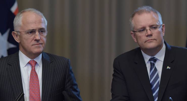 Malcolm Turnbull and Scott Morrison