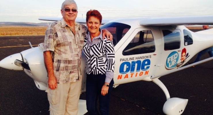 Brian Burston and Pauline Hanson