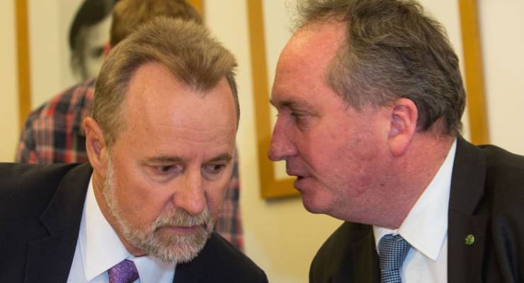 Nigel Scullion and Barnaby Joyce