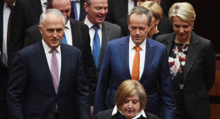 Bill Shorten, Malcolm Turnbull