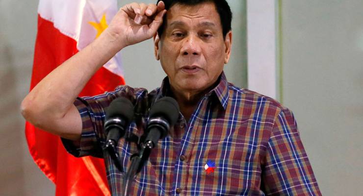 Philippine President Rodrigo Duterte