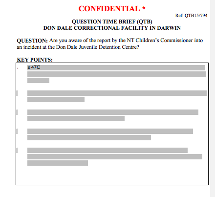 Scullion Question Time Briefing