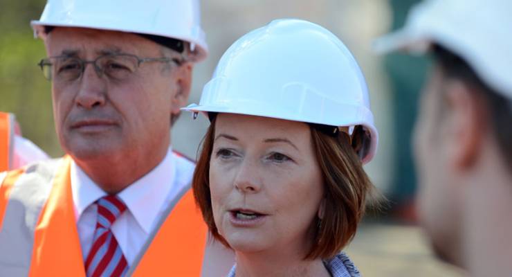 Wayne Swan and Julia Gillard