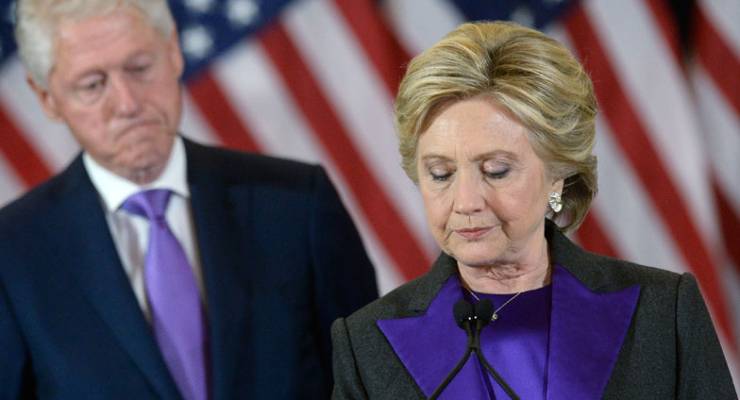 Hillary Clinton delivers her concession speech