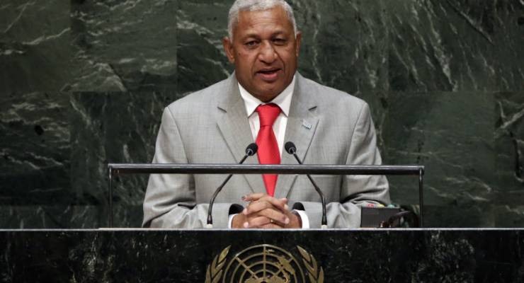 Frank Bainimarama climate change