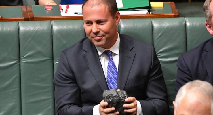 Josh Frydenberg coal NEG