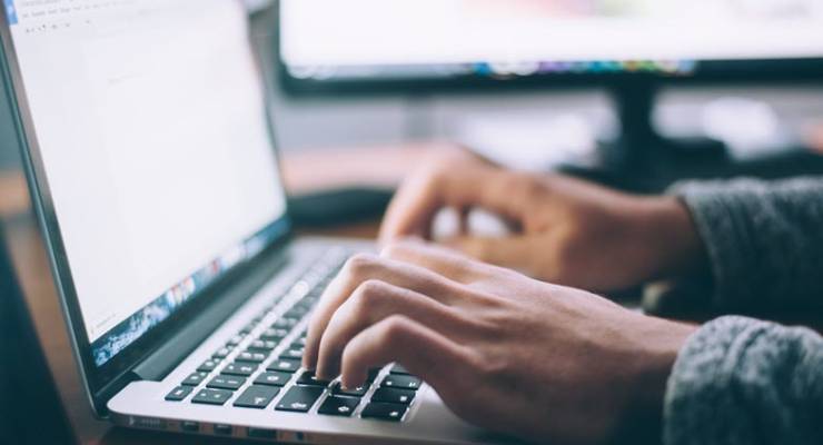 Keyboard typing prying eyes