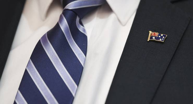 Scott Morrison lapel pin