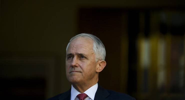 Lukas Coch AAP Malcolm Turnbull