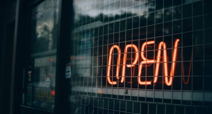 shop front open sign