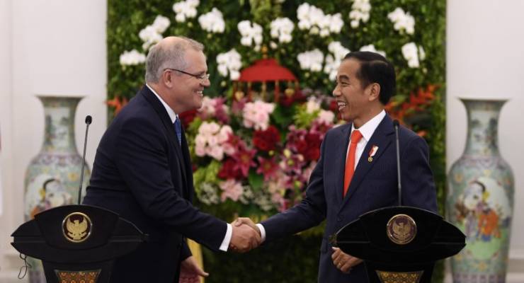 Scott Morrison Indonesia Joko Widodo