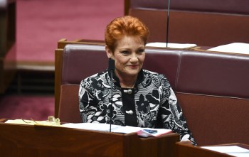 Pauline Hanson Ok to be white