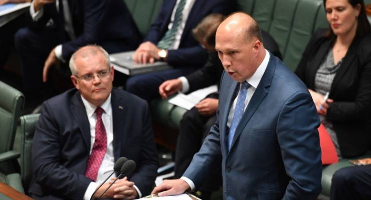 Scott Morrison Peter Dutton immigration
