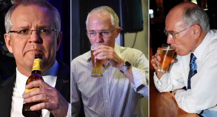 Liberals beer ALP Bob Hawke