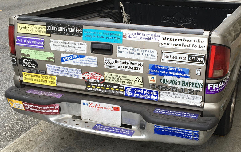 minor party bumper sticker