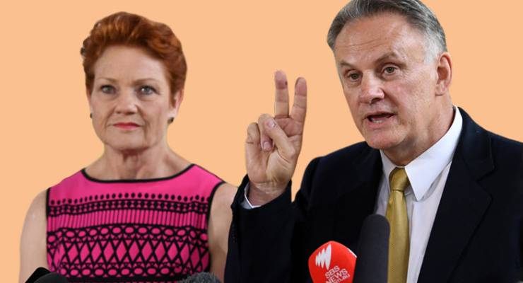 Mark Latham Pauline Hanson