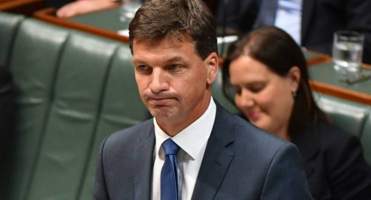 Energy Minister Angus Taylor Paris agreement carbon emissions
