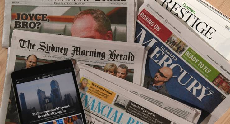 Nine regional papers