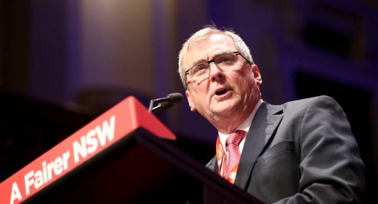 Mark Lennon NSW Labor President 2019 NSW election