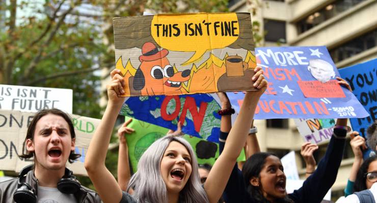 climate change student march