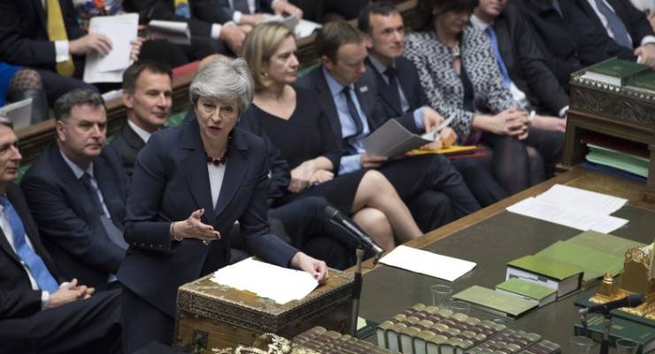 Theresa May Brexit house of commons