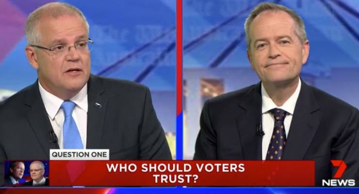 Bill Shorten leaders debate