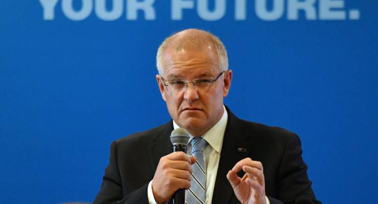 green tape Scott Morrison
