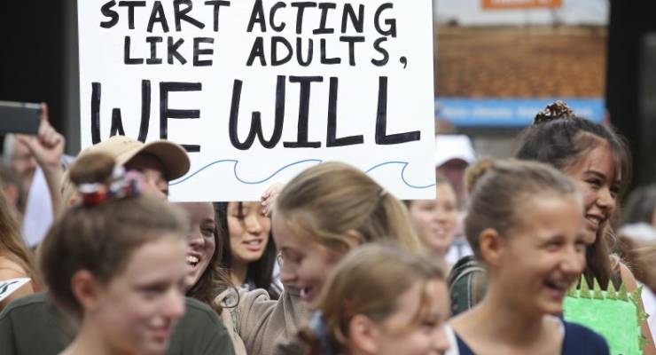 climate change protest