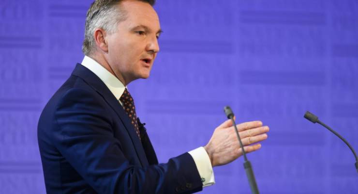 Chris Bowen treasurer Labor budget surplus federal election