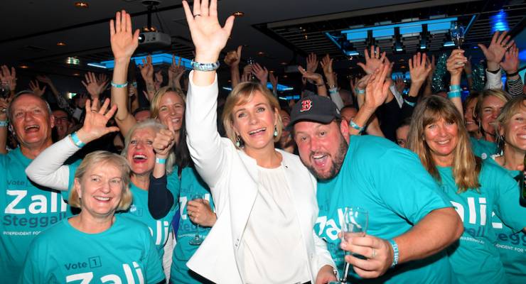 Tony Abbott Zali Steggall Warringah