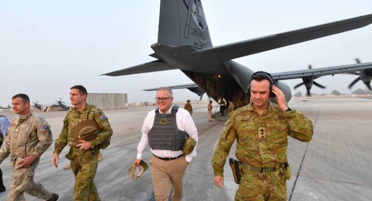 Scott Morrison Iraq war Iran Donald Trump