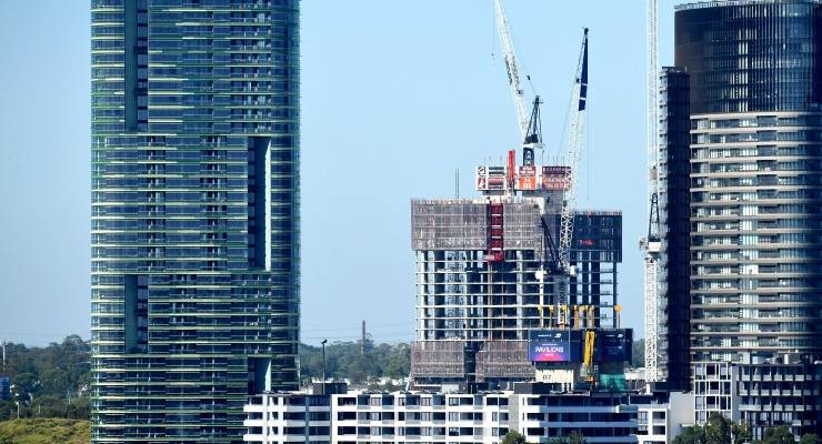 Opal tower apartment construction downturn housing industry
