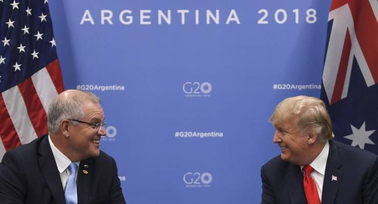Donald Trump Scott Morrison US Australia alliance g20