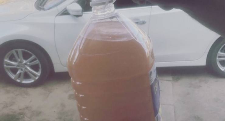 Coonabarabran drought bore water dirty water