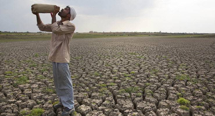 india drought monsoon