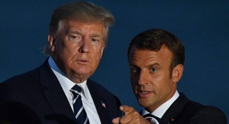 Donald Trump Emmanuel Macron G7 Amazon wildfires
