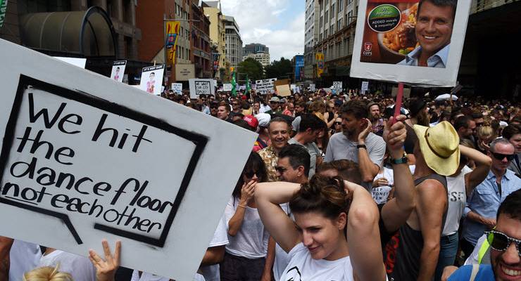 Keep Sydney Open lockout laws protest