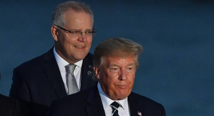 scott morrison donald trump state dinner G20