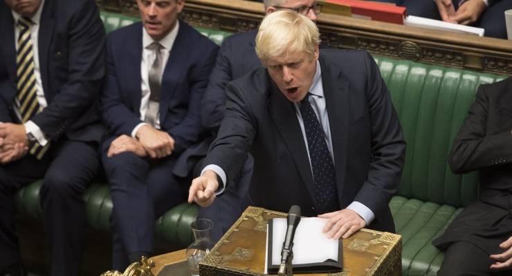 Boris Johnson Brexit house of commons Tories