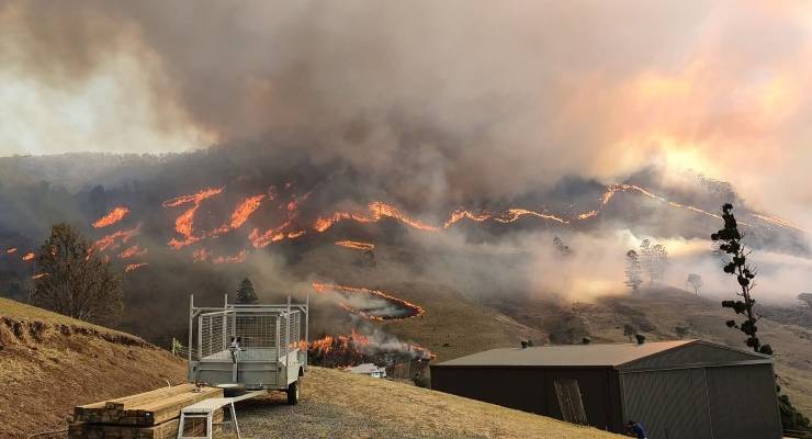 queensland bush fire