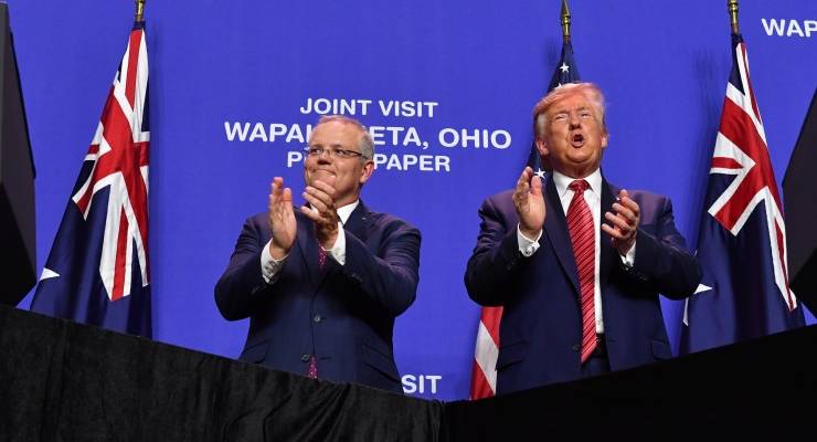 Scott Morrison Donald Trump AUSMIN
