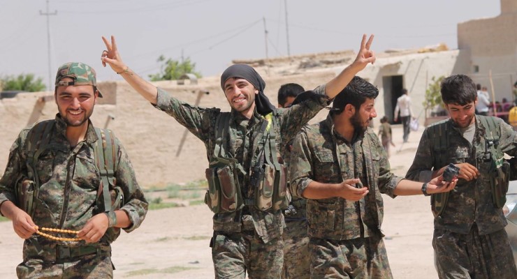 Kurdish fighters syria Turkish invasion Rojava