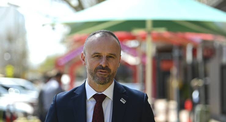 ACT Chief Minister Andrew Barr.