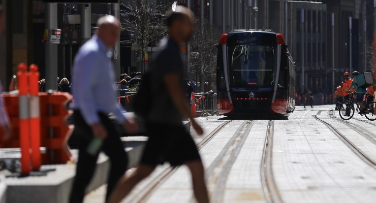 sydney light rail tram public transport