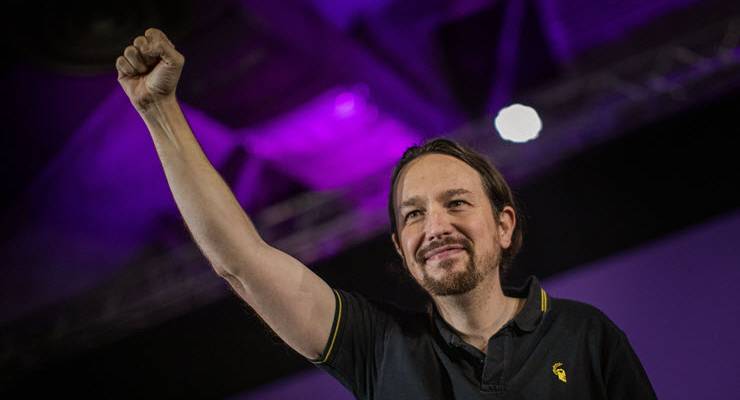 Podemos party leader Pablo Iglesias.